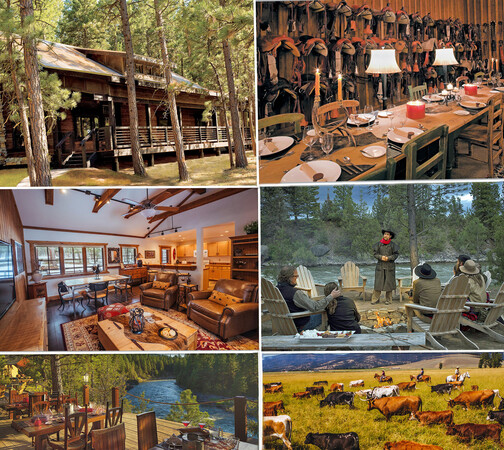 The Resort at Paws Up in Montana ~ Five-Star, All Inclusive, Vacation Package. Three day, Two-night complimentary stay in an exquisitely Luxury Meadow Home. Includes complimentary Breakfast, Lunch, Dinner, as well as one half-day activity for two guests.